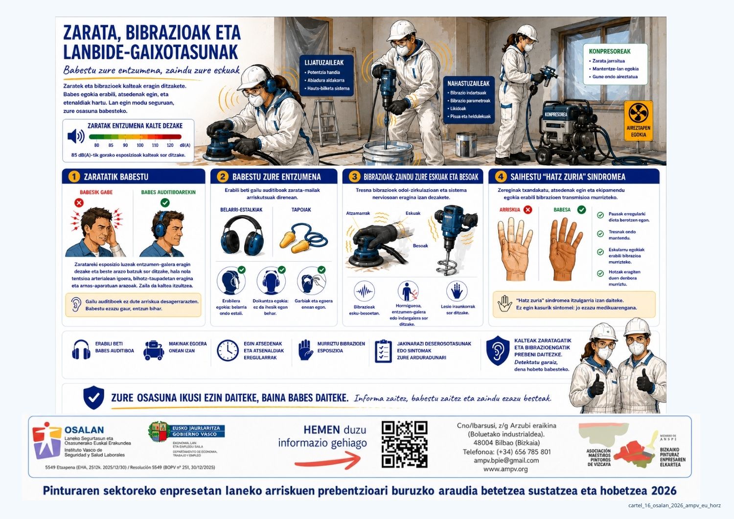Zarata, bibrazioak eta lanbide-gaixotasunak