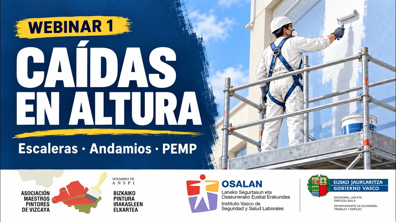 Webinar 1: Prevención de caídas en altura en trabajos de pintura